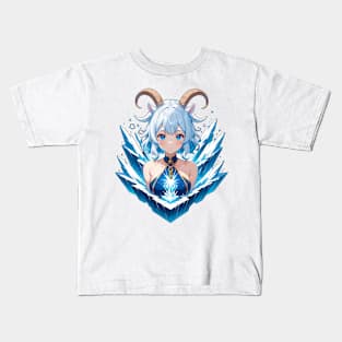 Aries ice Kids T-Shirt